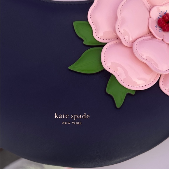 Kate spade floral appliqué top handle bag - Picture 4 of 14